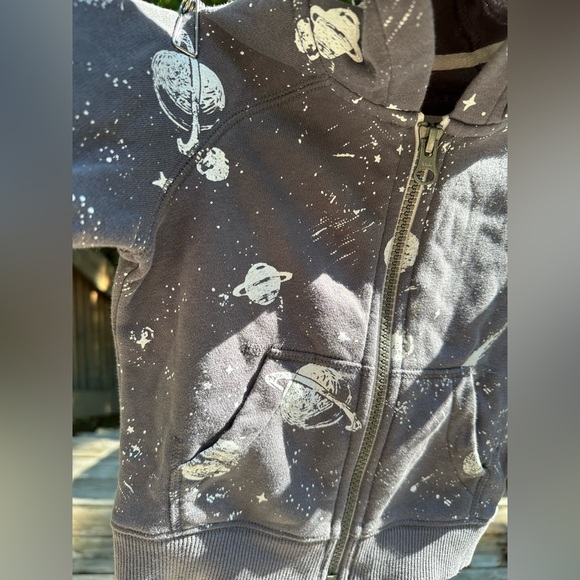 Carter’s Grey Outer Space Hoodie 12m - Picture 7 of 11